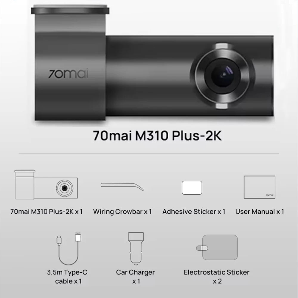 Wideorejestrator 70mai M310 Plus 2K