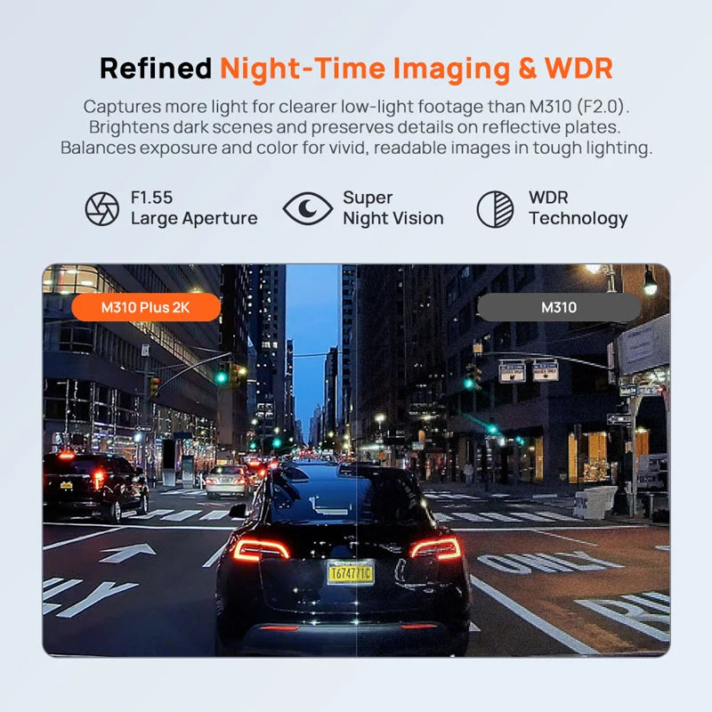 Wideorejestrator 70mai M310 Plus 2K