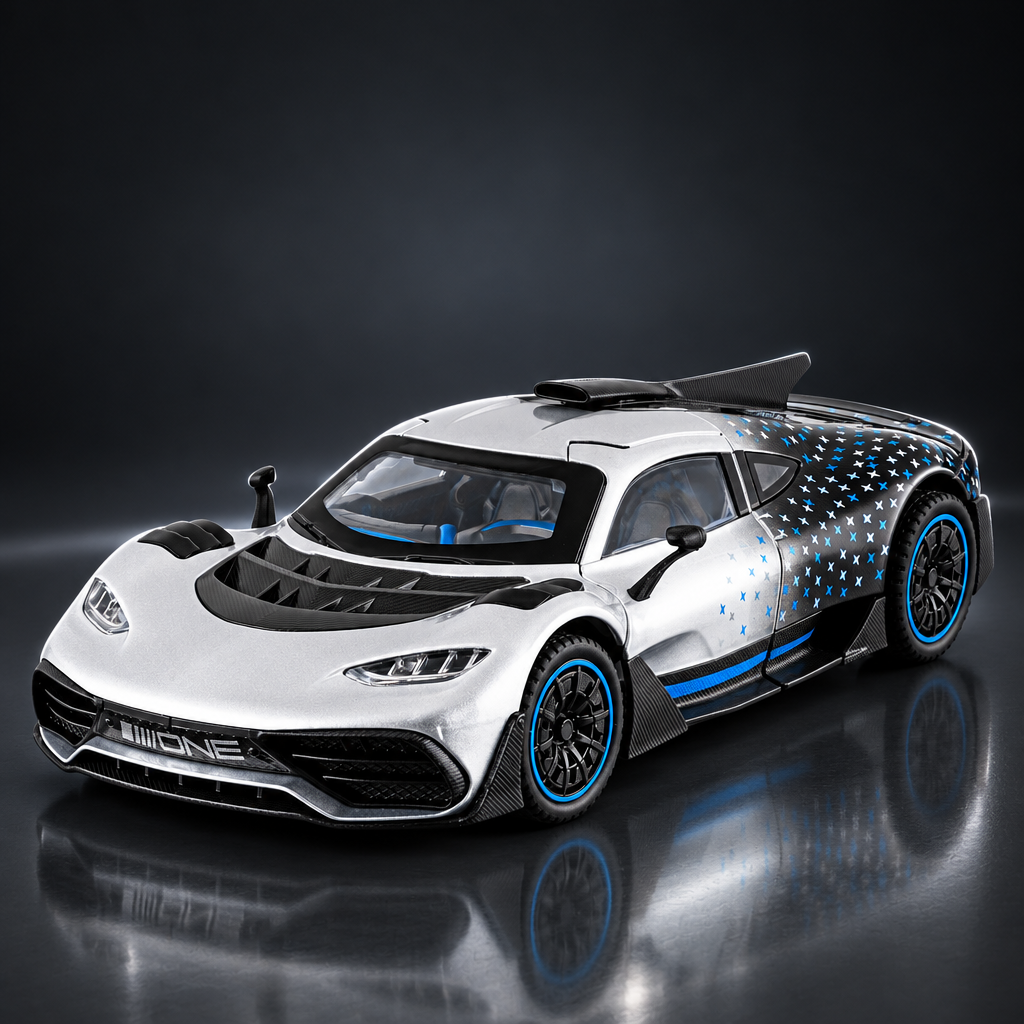 Model kolekcjonerski superauto 1:24 — metalowy